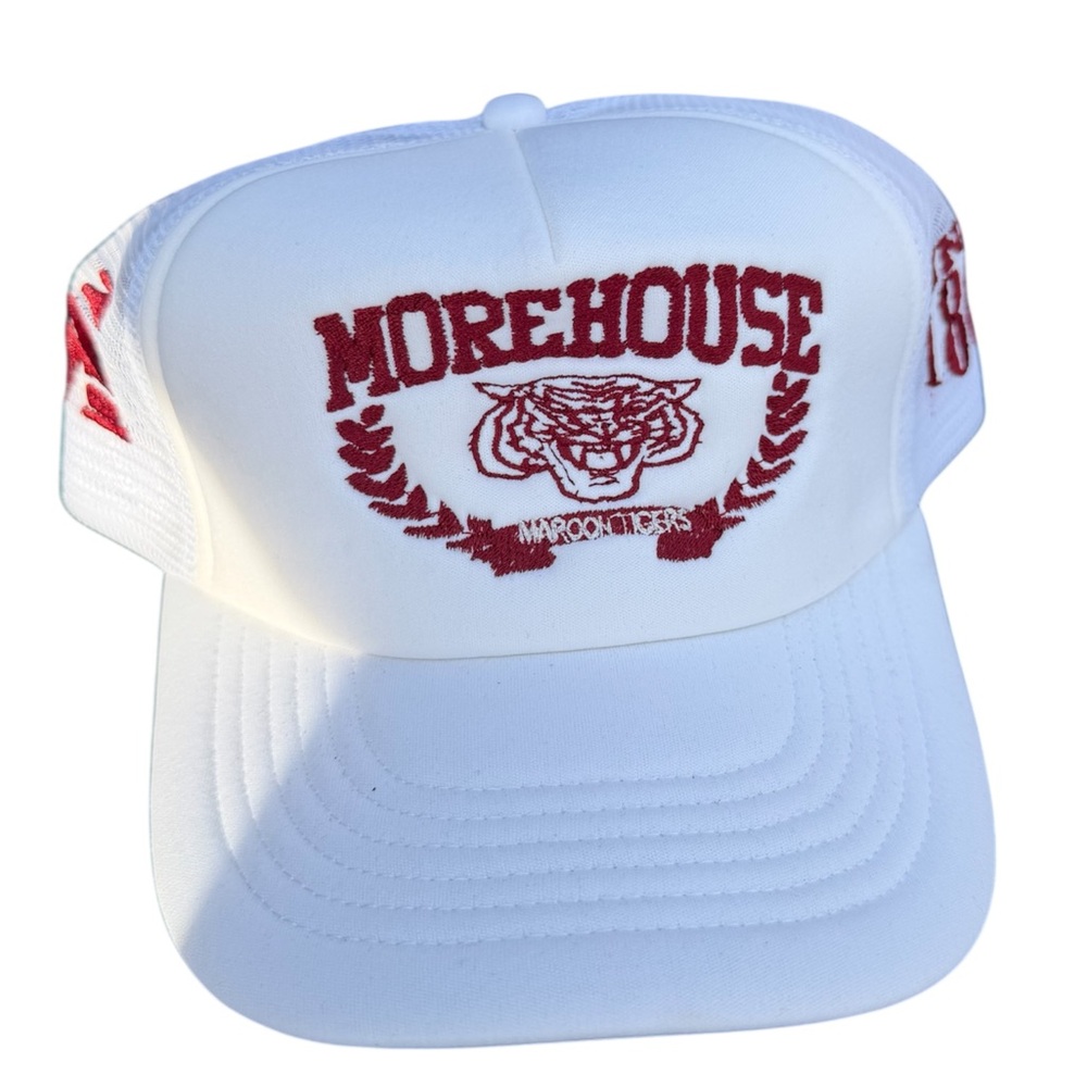 Morehouse White and Red Cap